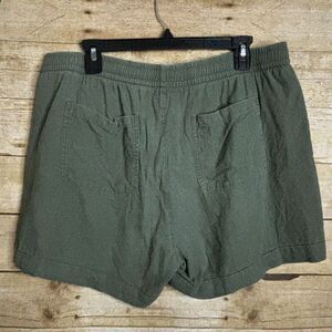 OLD NAVY LINEN BLEND PULL ON SIMPLE CASUAL CLASSIC COMFORTABLE EVERYDAY SHORTS